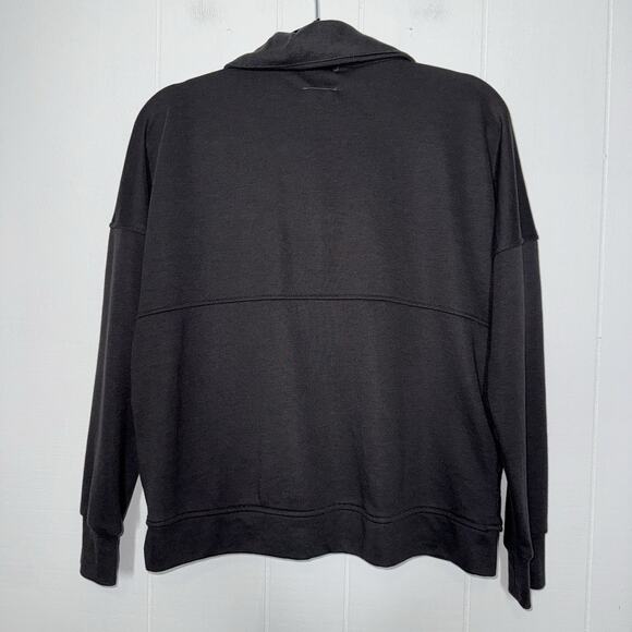 Wilo The Label Women’s Bella Half Zip Pullover Sweater Gray Size Small - Picture 2 of 5